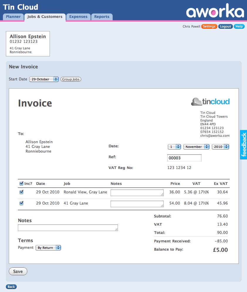 Create_invoice